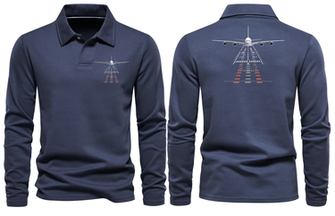 AIRBUS A380 LONG SLEEVE POLO